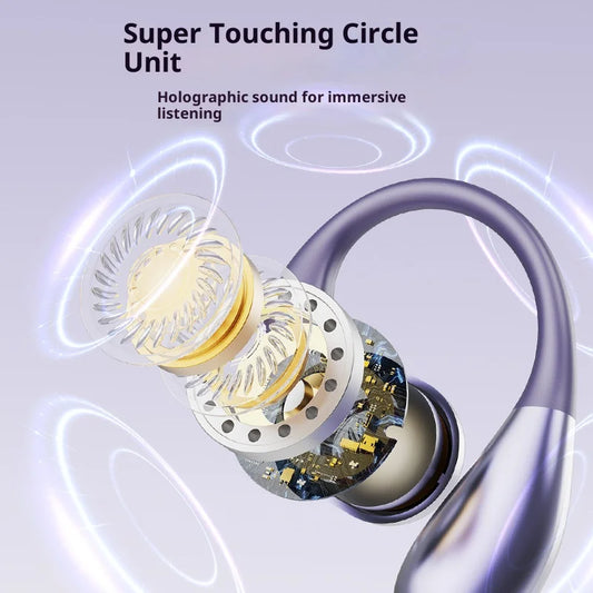 Original sony bluetooth 5.4 orelha gancho fones de ouvido tws sem fio alta fidelidade estéreo à prova dwaterproof água display led toque