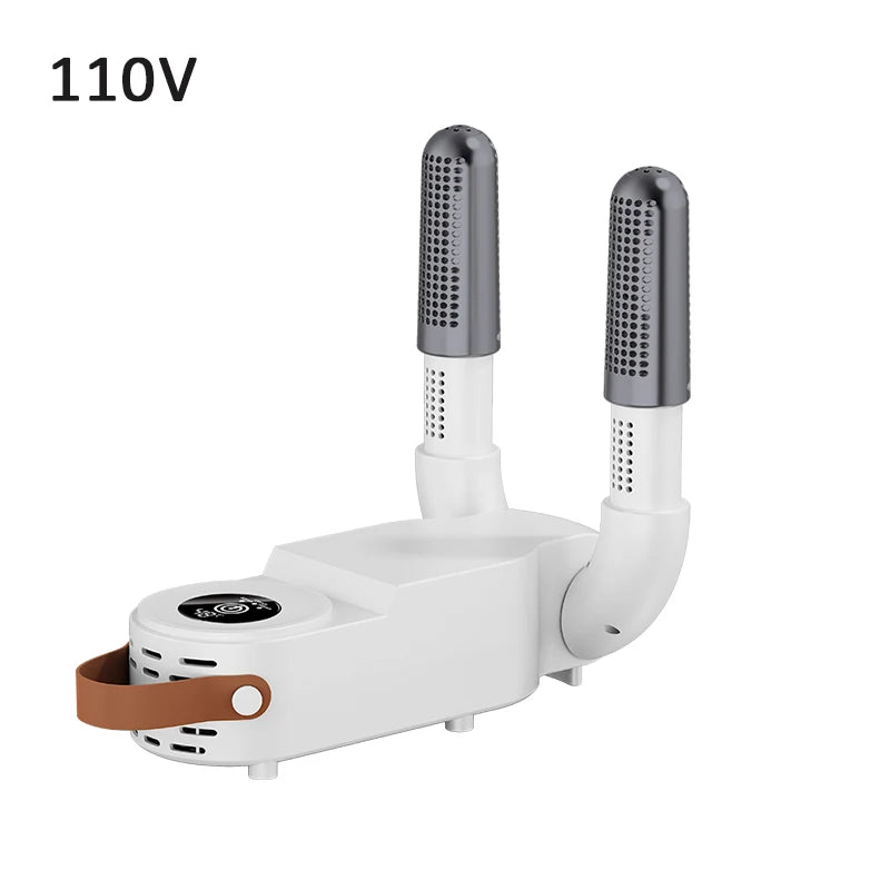 Secador de sapatos dobrável uv, secador de sapatos com temporizador inteligente, desodorização doméstica, esterilização, máquina seca de sapatos, aquecedor