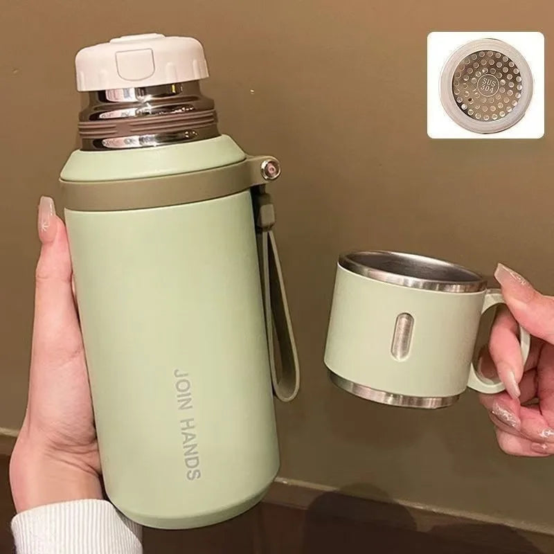 Garrafa com Infusor de Chá 600ml · Aço
