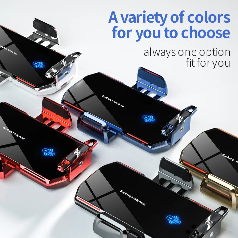 Vikefon carro carregador sem fio magnético braçadeira automática carregador rápido suporte do telefone do carro para iphone14 13 12samsung s20 s10 universal