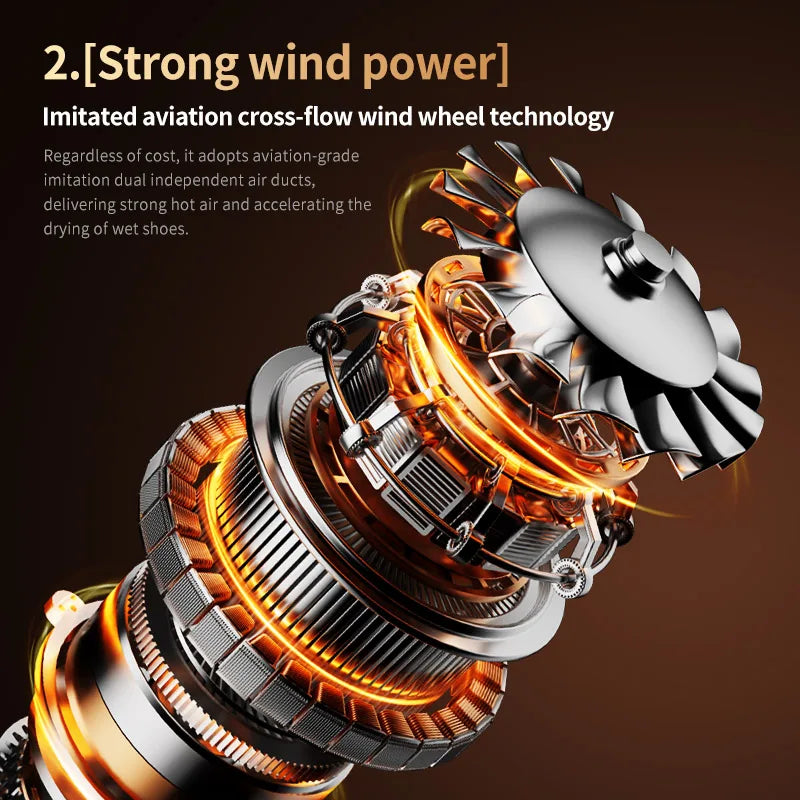 Secador de sapato dobrável elétrico sapato e bota secador controle de temporização aquecedor de sapato doméstico aquecedor portátil para meias botas