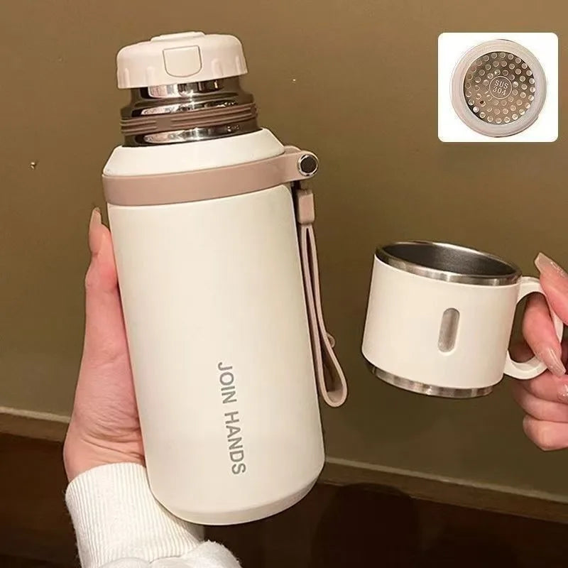 Garrafa com Infusor de Chá 600ml · Aço
