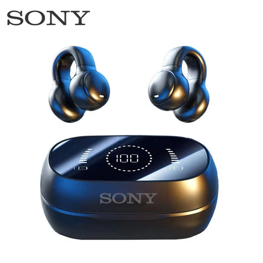 Sony sem fio fones de ouvido bluetooth carregamento redução ruído fones condução óssea cabo esporte com microfone livre