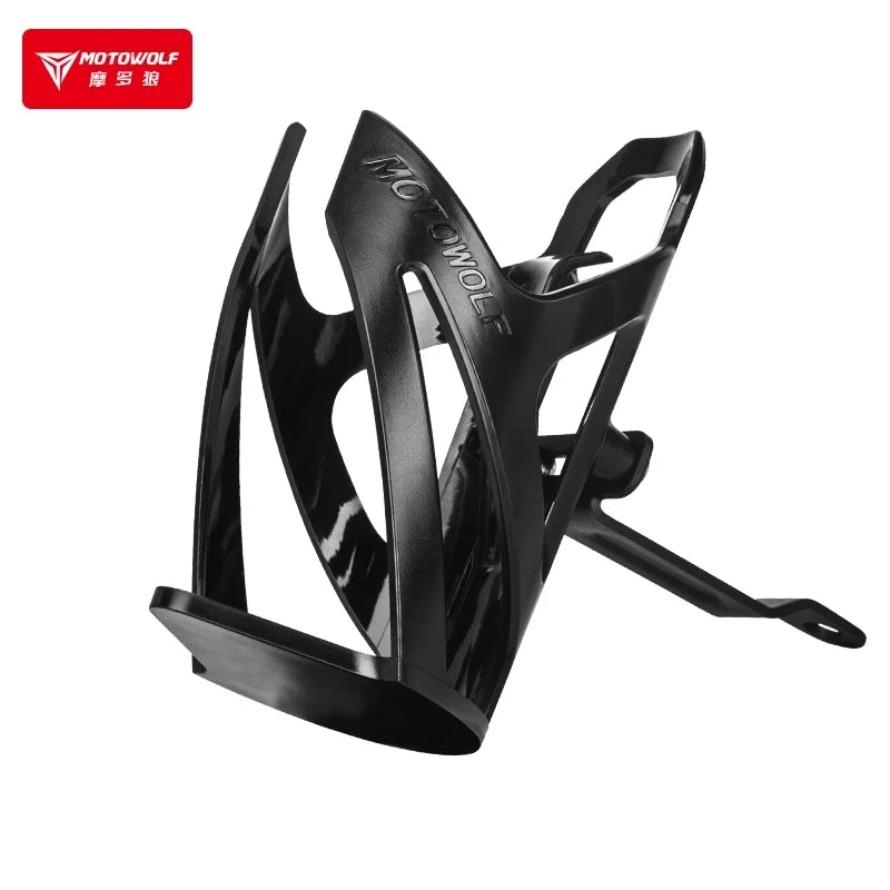 Motowolf motocicleta equitação ao ar livre espelho guiador garrafa de água suporte copo universal ajustável suporte copo beber