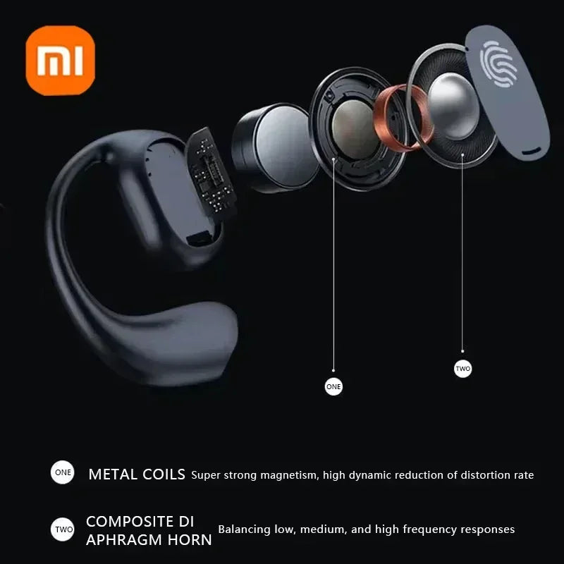 Original xiaomi gt280 guia ósseo sem fio bluetooth 5.3 à prova dwaterproof água aparelho auditivo fones de ouvido toque redução ruído alta fidelidade 3d estéreo