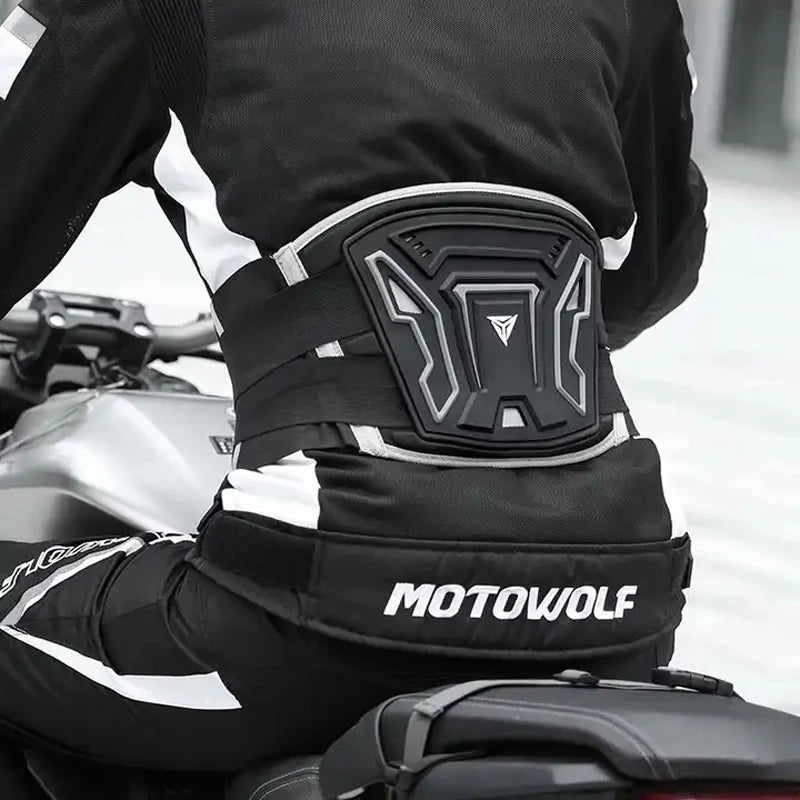 Protetor de cintura para motocicleta, cinta anti-queda, confortável, respirável, off-road, cinto de suporte renal, equipamento de proteção para motocicleta