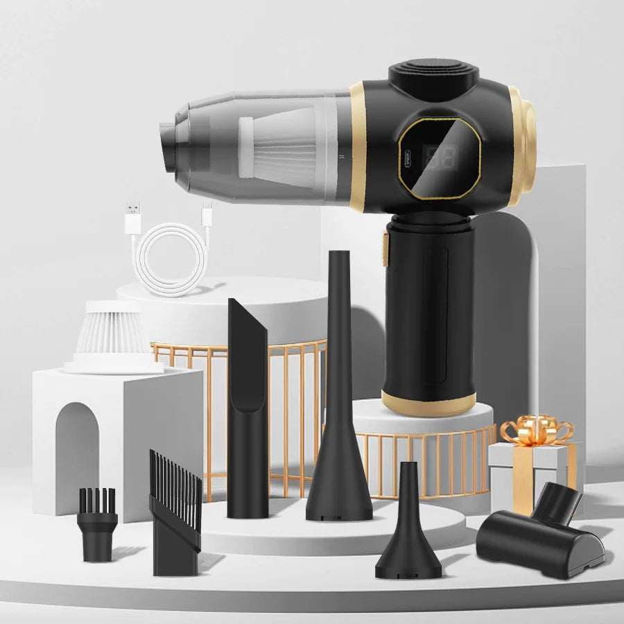 Aspirador de pó sem fio ABS para carro - Eletrodoméstico - Sofá - Escritório - Alta potência - Máquina de limpeza doméstica - Limpador de carpetes