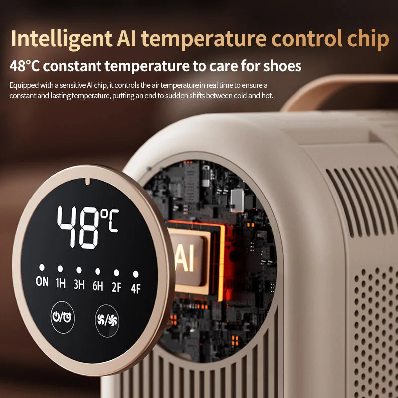 Secador de sapato dobrável elétrico sapato e bota secador controle de temporização aquecedor de sapato doméstico aquecedor portátil para meias botas