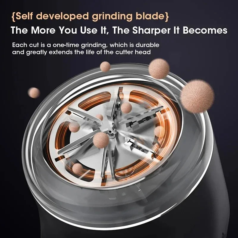 Removedor de fiapos portátil elétrico removedor de pelota de fuzz para roupas display led recarregável para roupas tecido barbeador removedor de fiapos