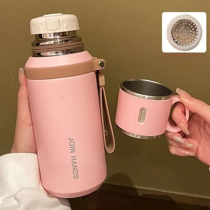 Garrafa com Infusor de Chá 600ml · Aço