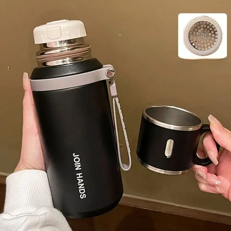 Garrafa com Infusor de Chá 600ml · Aço