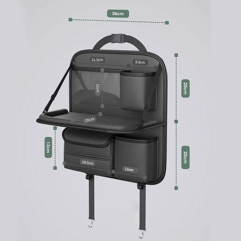 Para jeep rengade compass patriont grand cherokee assento de carro volta armazenamento pequena mesa placa saco armazenamento do carro caixa tecido