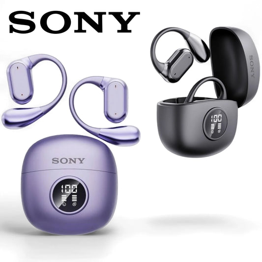 Original sony bluetooth 5.4 orelha gancho fones de ouvido tws sem fio alta fidelidade estéreo à prova dwaterproof água display led toque