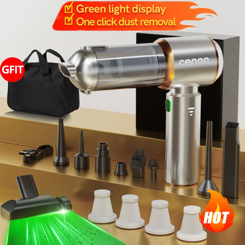 CENRR 998000PA Aspirador de pó para carro, sucção forte, sem fio, portátil, máquina de limpeza
